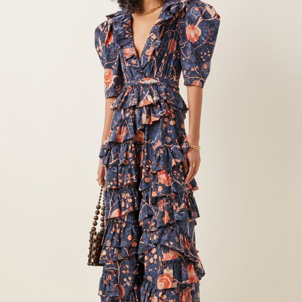 Ulla Johnson Aurora Ruffled Cotton Dress